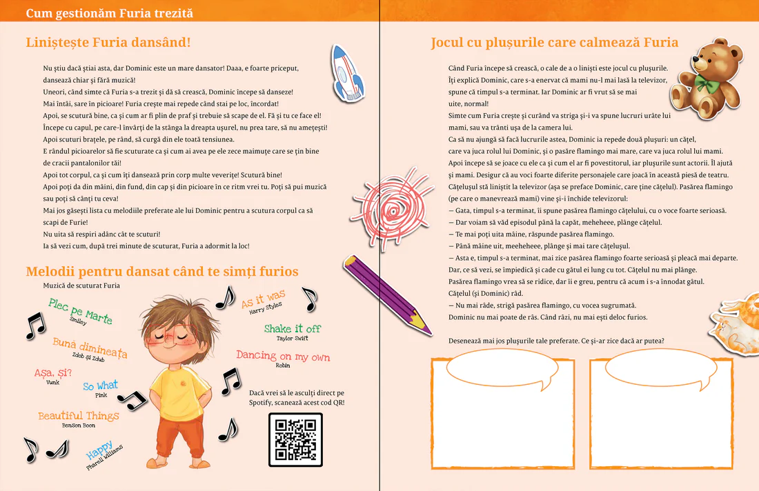 Imprieteneste-te cu Furia. Mic manual cu explicatii si activitati de imblanzit nervii – Ioana Chicet-Macoveiciuc - imagine 3